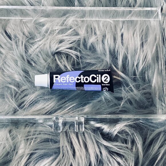 RefectoCil Cream Hair Dye For Brows Beards + Lash Tinting BLUE BLACK New in Box - Picture 2 of 3